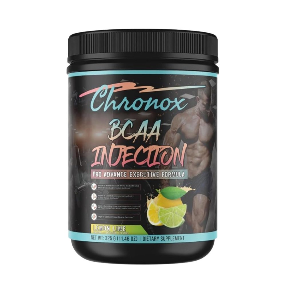 BCAA Amino Acid Blend - Lemon Flavor Pre Workout with A Sugar-Free Formula - BCAA Powder Supports Muscle Recovery, Daily Energy & an Active Fitness Routine - Enjoy Energy Powder for Active Lifestyles