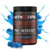 MTN OPS Yeti Pre-Workout Powder Energy Drink with Creatine, 200mg Caffeine & BCAAs with Beta Alanine (20 Servings, Cameron Hanes Blue Raspberry) view 2