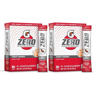 First Leaf G Zero Powder Packets with Electrolytes, Vitamins and No Sugar, 20 Count (Pack of 2) (20 Packets, Grape)