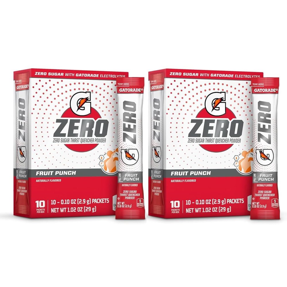 First Leaf G Zero Powder Packets with Electrolytes, Vitamins and No Sugar, 20 Count (Pack of 2) (20 Packets, Grape)