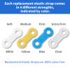 NineLife Basics 50PCS Replacement Elastic Straps for Meyson EMA Application (Clear, 16mm) view 3