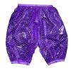 Polka Dot Plastic Shorts, Pull On Reusable Vinyl Incontinent Pants, PVC Plastic Pants Soft and Quiet, Adult Shorts Waterproof Incontinence Underwear, Unisex Diaper Cover view 1