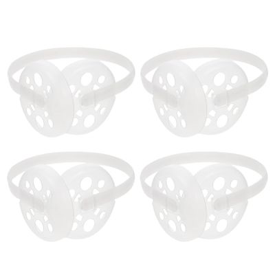 DEARMAMY Earmuff Rack 4Pcs Warm Earmuff Frame Inner Rack Earmuff DIY Frame for Custom Ear Muffs Making Plastic Ear Muff Skeleton Rack Stand Ear Protector Replacement Parts
