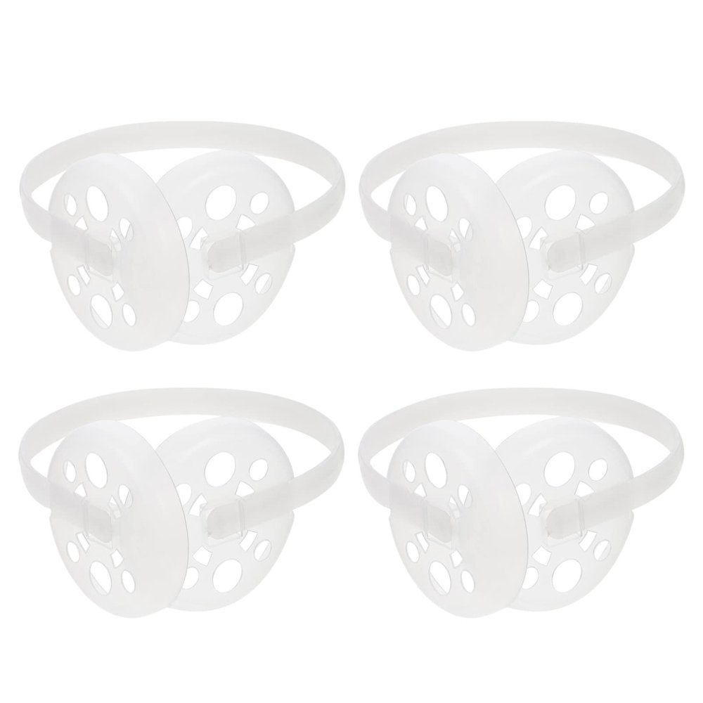 DEARMAMY Earmuff Rack 4Pcs Warm Earmuff Frame Inner Rack Earmuff DIY Frame for Custom Ear Muffs Making Plastic Ear Muff Skeleton Rack Stand Ear Protector Replacement Parts