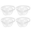 DEARMAMY Earmuff Rack 4Pcs Warm Earmuff Frame Inner Rack Earmuff DIY Frame for Custom Ear Muffs Making Plastic Ear Muff Skeleton Rack Stand Ear Protector Replacement Parts view 1