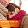 DEARMAMY Earmuff Rack 4Pcs Warm Earmuff Frame Inner Rack Earmuff DIY Frame for Custom Ear Muffs Making Plastic Ear Muff Skeleton Rack Stand Ear Protector Replacement Parts view 3