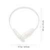 DEARMAMY Earmuff Rack 4Pcs Warm Earmuff Frame Inner Rack Earmuff DIY Frame for Custom Ear Muffs Making Plastic Ear Muff Skeleton Rack Stand Ear Protector Replacement Parts view 4