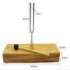 FKTHYO Wooden Speaker Resonance Physical Acoustics Experimental Equipment Teaching Tuning Fork Kit 256 Hz Tuning Fork with Wooden Resonant view 3