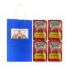Big Top Deals USA Blue Paper Bag with Harvest Snaps Veggie Chips Crunchy Loops, Hot & Spicy, 4-Pack (5.25x3.2x8) Custom Bundle by Big Top Deals USA, Snack Multipack view 1