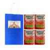 Big Top Deals USA Blue Paper Bag with Harvest Snaps Veggie Chips Crunchy Loops, Sour Cream & Onion, 4-Pack (5.25x3.2x8) Custom Bundle view 1