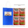 Big Top Deals USA Blue Paper Bag with Harvest Snaps Veggie Chips Crunchy Loops, Sour Cream & Onion, 4-Pack (5.25x3.2x8) Custom Bundle view 2