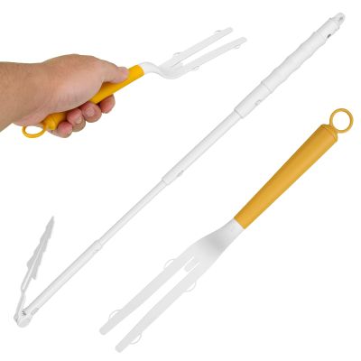 2pcs Handle Replacements for, Long Extended Handle Telescopic Extended Pole Adjustable Length Duster Refills Handle for Home Cleaning (White & Yellow)