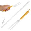 2pcs Handle Replacements for, Long Extended Handle Telescopic Extended Pole Adjustable Length Duster Refills Handle for Home Cleaning (White & Yellow) view 1