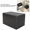Kuuleyn Tissue Holder Dispenser, Tissue Box Holder, Wall Toilet Paper Box Cover Waterproof Large Capacity Space Aluminum Toilet Tissue Box Dispenser for Bathroom view 4
