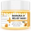 Max Strength Treat Natural Organic Manuka Honey Cream Ointment, Soothing Relief for Dry, Heat Rash, Itching, Eczema, Psoriasis, Leg, Stomach, Armpit, Foot, Hand, Irritated Skin For All Ages view 1