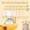 Max Strength Treat Natural Organic Manuka Honey Cream Ointment, Soothing Relief for Dry, Heat Rash, Itching, Eczema, Psoriasis, Leg, Stomach, Armpit, Foot, Hand, Irritated Skin For All Ages view 3