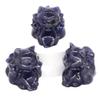 jkahh Nine-Tailed Fox Statue Natural Crystal Stone Carving Figurine Crafts Home Decoration Gift view 1