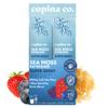Copina Co. Irish Sea Moss Powder Drink - Super Berry with Organic Blue Spirulina - 200mg Organic Sea Moss for Gut & Skin Health, Immunity - Natural Electrolytes I 8 Stick Packs view 1