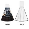 SamLng HallowedHaunts Coral Velvet Hand Wipes Hanging Towel Cleaning Cloths for Kitchen, Bathroom, Camping, & More view 2