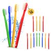 16 Pre-Stick Disposable Toothbrushes | Pre Pasted Toothbrush Mint Flavor for Dental Care and Oral Hygiene | Individually Wrapped Toothbrush Pack for Adults view 1