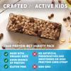 Zbar Protein - Chocolate Chip, Chocolate Mint, and Cookies 'n Creme - Variety Pack - Crispy Snack Bars - Made with Organic Oats - Non-GMO - 5g Protein - Gluten Free Protein Bars (18 Pack) view 4