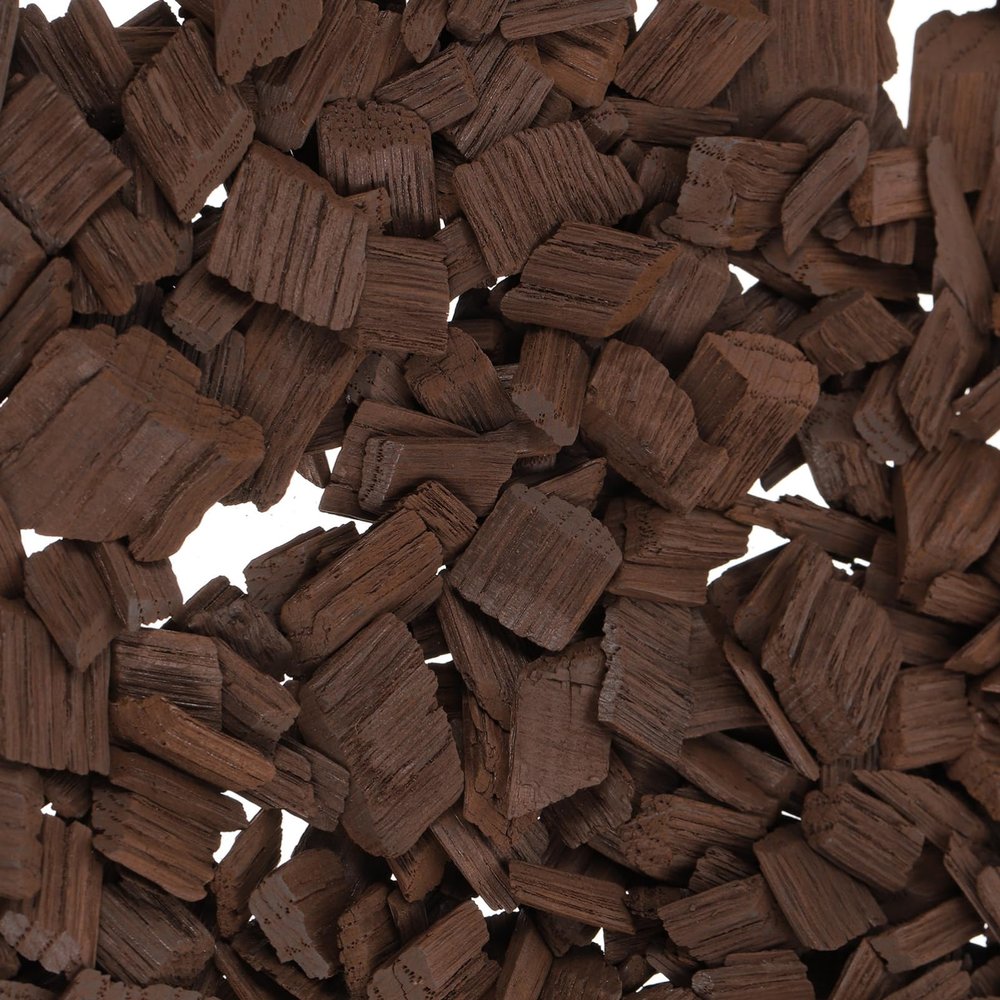 BEBEMOKO 1pack Home Brewing Wine Making Supplies French Oak Chips Oak for Whiskey Heavy Toasted