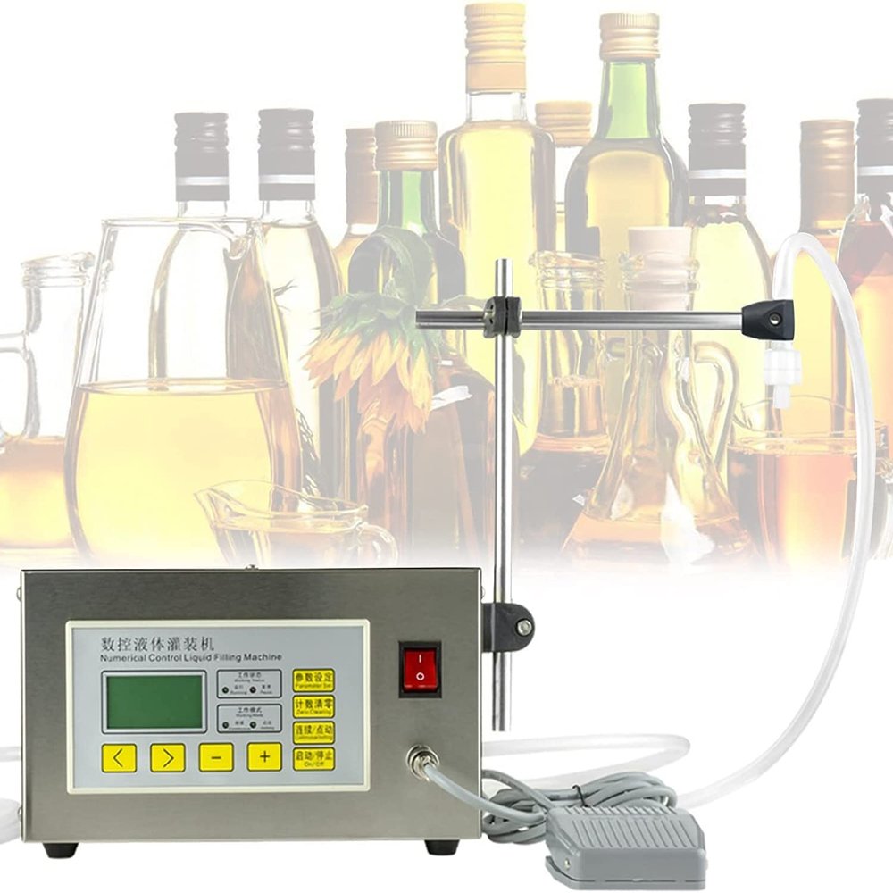 TREEYX Automatic Filling Machine, Liquid Filling Machine, Digital Control Bottling Machine, Pump Bottle Filler Machine, for Perfume/Essential Oil (220V)