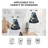 SamLng Wolf Night Moon Coral Velvet Hand Wipes Absorbent Cleaning Cloths for Kitchen, Bathroom, Car Use Personal Hygiene Wipes view 4