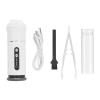 Portable Handheld Iron,2-in-1 Lint Remover & Mini Steam Iron - Rechargeable Handheld Electric Garment Steamer for Home, Travel, and Business - Compact and Convenient White Design (White) view 1