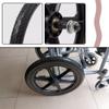 ZQKLHPL 15 Inch Wheelchair Wheels Replacement (1 Pair) 16 * 13/8 Rear Wheel Assembly, Solid Tire Back Wheel for Manual Wheelchairs Replacement Parts view 2