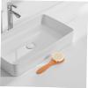 Wooden Baby Head Scrubber Brush Wool Bristles for Bath Cleaning view 4