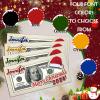 Custom Wooden Money Cards Box with Name, Personalized Christmas Money Holder, Customized Christmas Cash Gift for Men Family Friend (Custom Wooden Money Cards Box) view 3