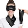 2PCS Migraine Relief Cap Cooling Eye Mask and Neck Ice Pack Wrap,Cooling Gel Eye Mask for Sleep,Ice Pack for Eyes Hot Cold Compression,for Headache,Dark Circles,Puffy Eyes,Migraines Relief,Black view 1