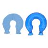 1.4L PVC U Shaped Hot Water Bottle Neck Heating Pad with Cover for Winter, Hand, Shoulder Relaxing, Enjoy Warmth Without Electricity (Blue Cover) view 1
