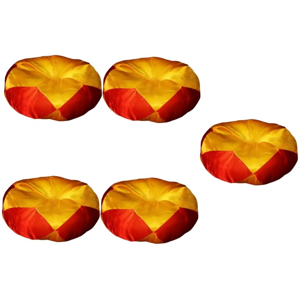 CORHAD 5pcs Buddhist Singing Bowl Cushion Tibetan Bowl Pillow Sound Mat Prayer Pad Decorative Holder Pad Cotton Mat