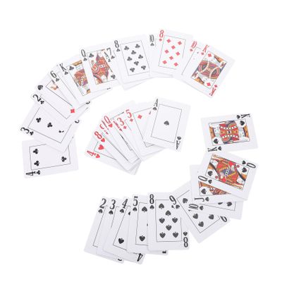 CORHAD Braille Playing Cards Visually Impaired Compact and Portable Deck for Fun Games and Learning Activities for Seniors and Blind Adults