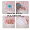 SXYAO 2pcs Ramie Bed Pads Washable Waterproof Summer Absorbent Breathable, Incontinence Bed Pads Leak-Proof Pee Pads for Adults Elderly(Curry,100 * 120) view 2