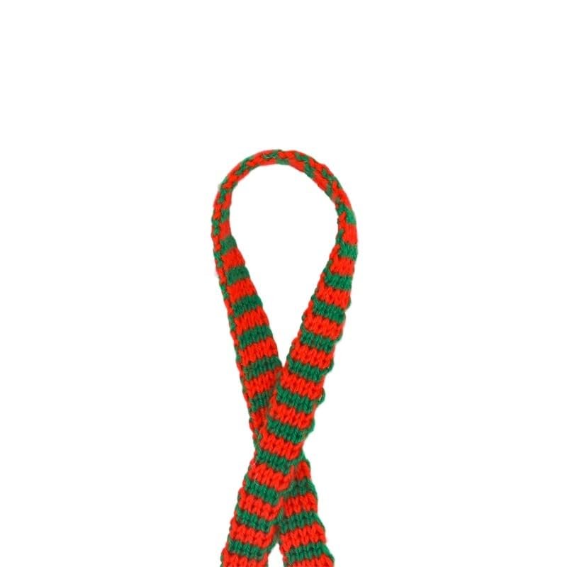 0.5 Inches 3.3 Yards Christmas Ribbon, Red Blue Green Woven Yarn Ribbon for DIY Winter Crafts, Gift Packaging, Christmas Party Decoration