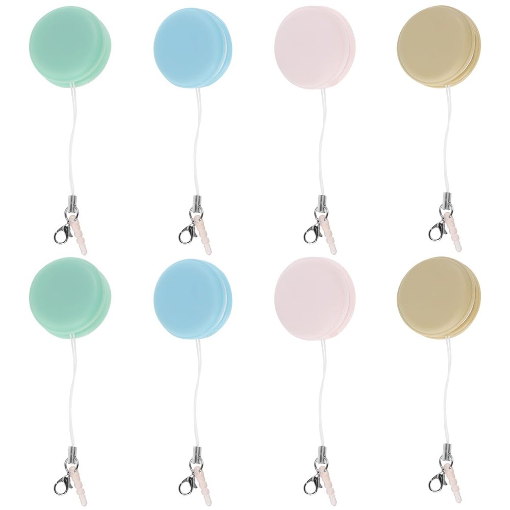 8Pcs Macaron Smartphone Screen Wipe Portable Phone Screen Cleaner with Lanyard Reusable Mobile Phone Screen Glasses Lens Wipes Decorative Phone Screen Cleaner for Eyeglasses Sunglasses 3.5x1.6 cm US