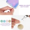8Pcs Macaron Smartphone Screen Wipe Portable Phone Screen Cleaner with Lanyard Reusable Mobile Phone Screen Glasses Lens Wipes Decorative Phone Screen Cleaner for Eyeglasses Sunglasses 3.5x1.6 cm US view 3