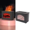 270ml Fireplace Flame Diffuser, Flame Effect Fireplace Diffuser, Desktop Essential Oil Diffuser Mist Humidifier, Waterless Automatic Switch-Off (Fireplace) view 4