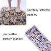 LemNin Pebble Foot Massage Cushion,Foot Massage Mat, Acupressure Mat, Shiatsu Board, Floor Cushion, Foot Massage Relax Pad(Multi-Colored-c,50x200cm) view 4