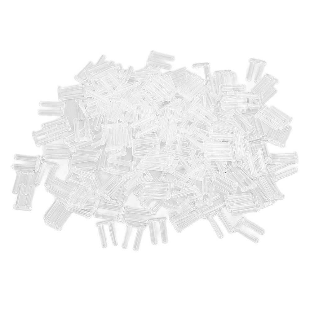 200 Pcs Clear Rimless Glasses Compression Sleeve Fixing Accessories Tools, Universal Fit Rimless Frames Mounting Sleeve with Excellent Hold for Lenses, Suitable for Thick and
