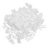 200 Pcs Clear Rimless Glasses Compression Sleeve Fixing Accessories Tools, Universal Fit Rimless Frames Mounting Sleeve with Excellent Hold for Lenses, Suitable for Thick and view 3