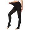 NURCOM 20-30 mmHg Compression Pantyhose for Women & Men, Open Toe Medical Compression Stockings, Waist High Opaque Compression Tights, Graduated Support for Varicose Veins, Edema, DVT, Post Surgery view 1