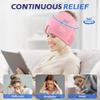 2Pcs Migraine Relief Cap, Soothing Headache Ice Face Mask Products, Hot and Cold Therapy, Migraine Headache Relief Cap for Migraine, Sinus, Puffy Eyes, Tension, Stress and Hangover (Pink+Blue) view 2
