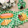 150 Sheets Shamrock Food Wax Paper, 9.8x8.3 Irish Grease Proof Deli Sheets Sandwich Wrap Grease Resistant Paper for Irish St. Patrick's Day Home Kitchen Party Supplies view 4