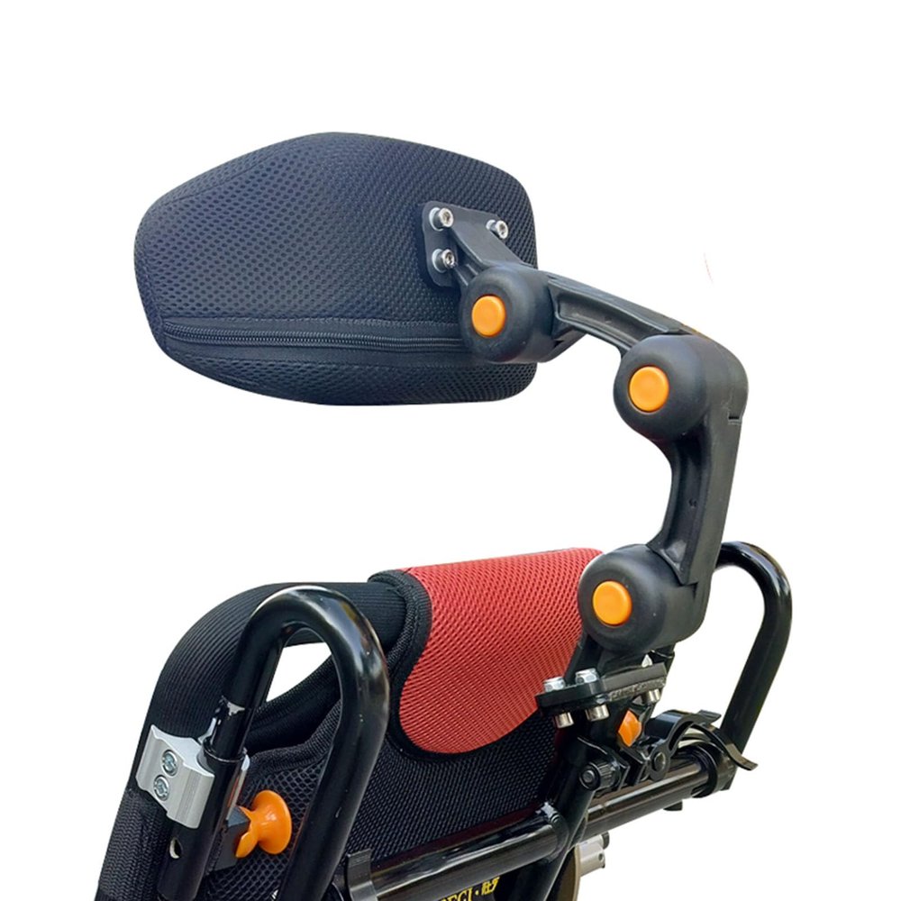 YUSIWOAL Headrest for Wheelchairs Neck Support Adjustable Wheelchair Headrest Cushion Head Support Wheelchair Neck Support Rest Attachment for Wheelchair Users