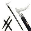 Nickel Vintage Walking Cane Wooden Walking Stick Brass Handle Gift for Men & Women Black (OPUJ) view 1
