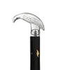 Nickel Vintage Walking Cane Wooden Walking Stick Brass Handle Gift for Men & Women Black (UKJL) view 3